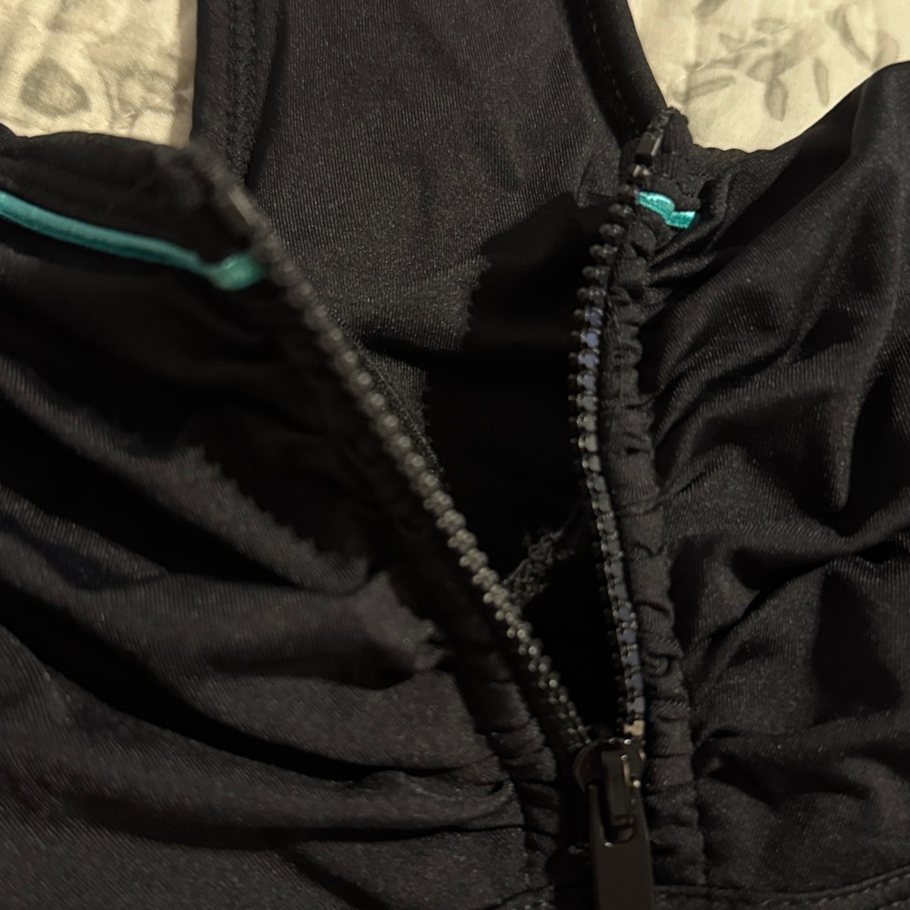 Bebe Sport Capri Unitard Jumpsuit with belt - Picture 4 of 12